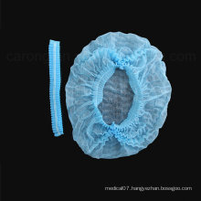 Disposable Medical Surgical Bouffant Cap/Strip Cap/Nurse Cap